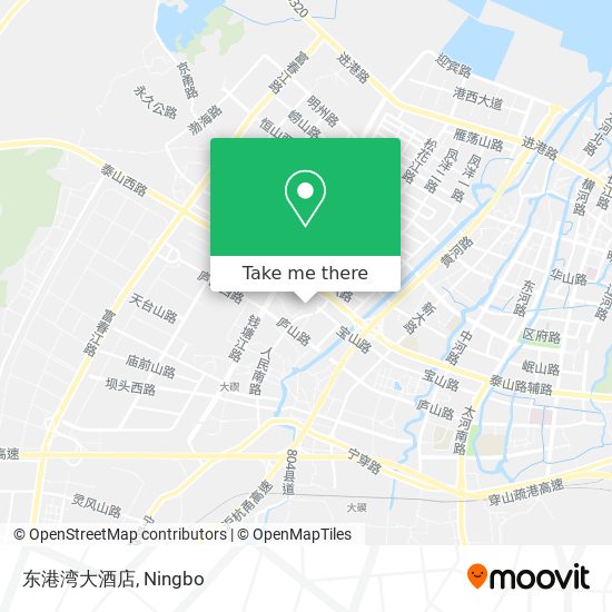 东港湾大酒店 map