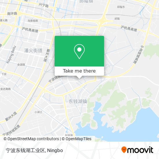 宁波东钱湖工业区 map