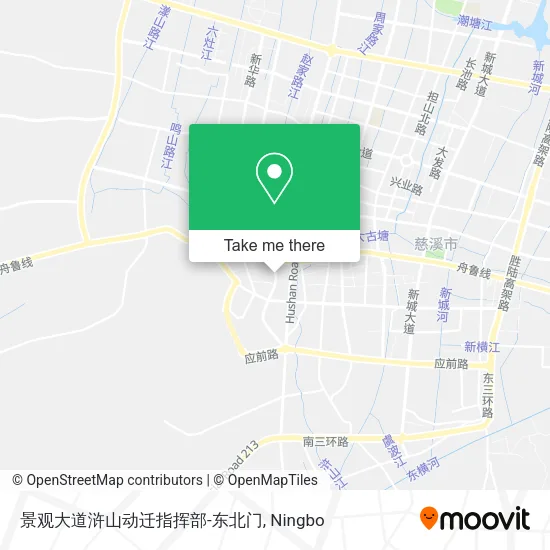 景观大道浒山动迁指挥部-东北门 map