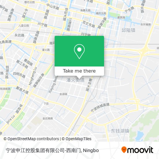 宁波申江控股集团有限公司-西南门 map