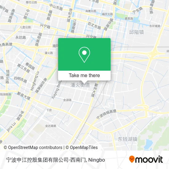 宁波申江控股集团有限公司-西南门 map