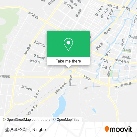 盛玻璃经营部 map