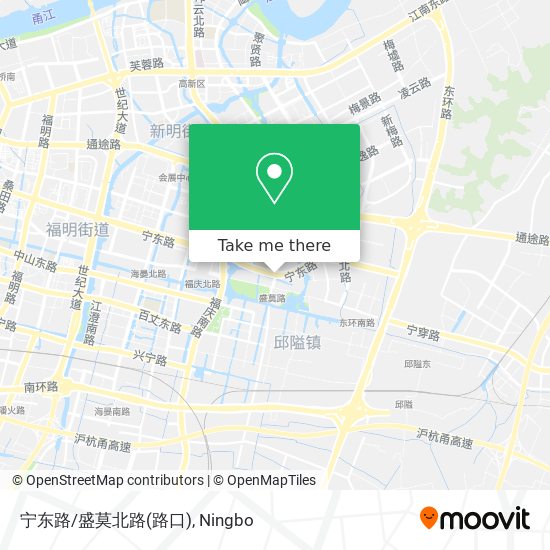 宁东路/盛莫北路(路口) map