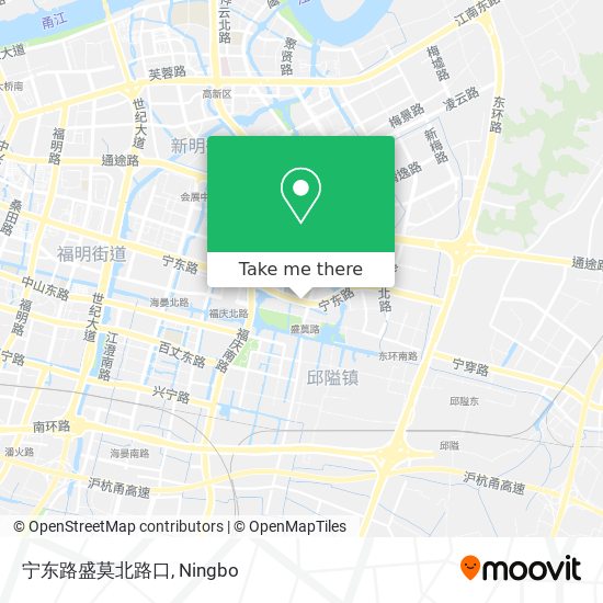 宁东路盛莫北路口 map