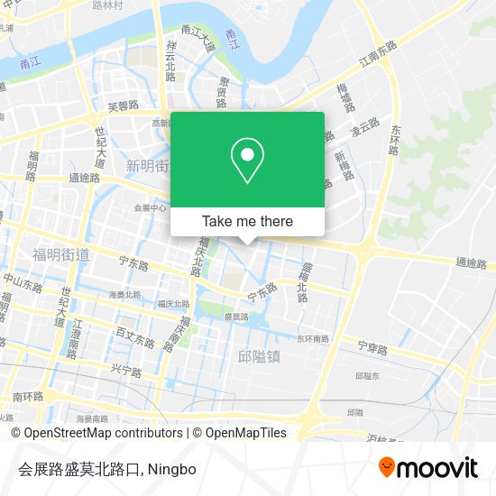 会展路盛莫北路口 map