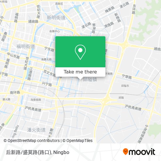 后新路/盛莫路(路口) map