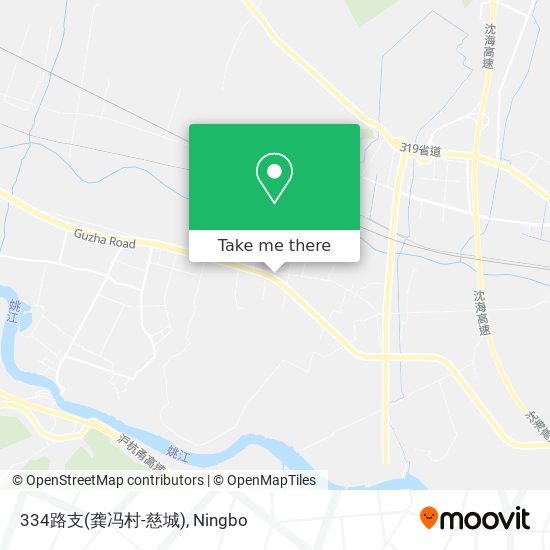 334路支(龚冯村-慈城) map