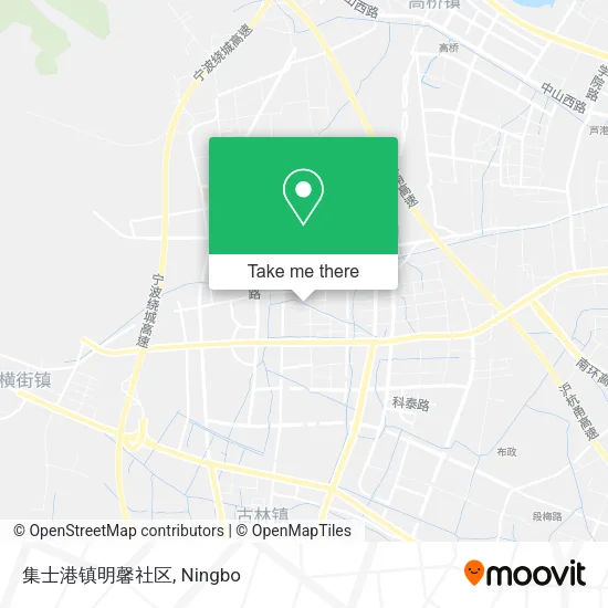 集士港镇明馨社区 map