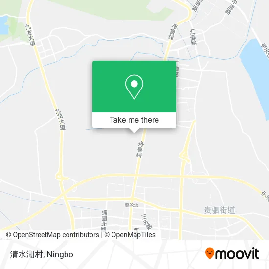 清水湖村 map