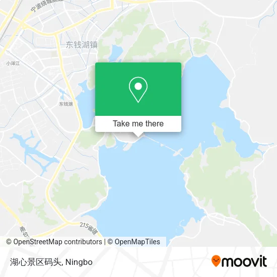 湖心景区码头 map