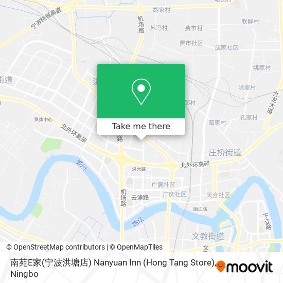 南苑E家(宁波洪塘店) Nanyuan Inn (Hong Tang Store) map
