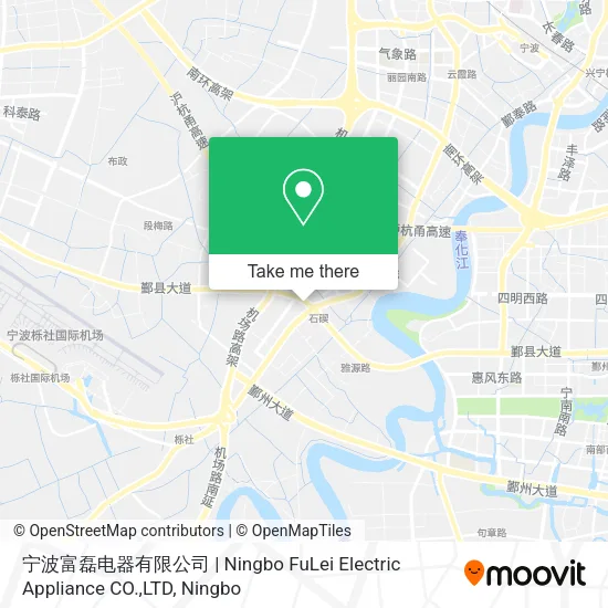 宁波富磊电器有限公司 | Ningbo FuLei Electric Appliance CO.,LTD map