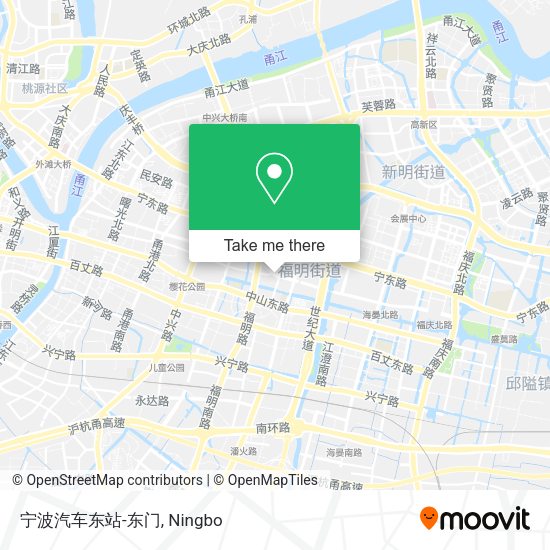 宁波汽车东站-东门 map