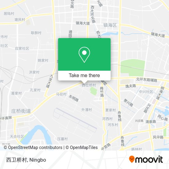 西卫桥村 map
