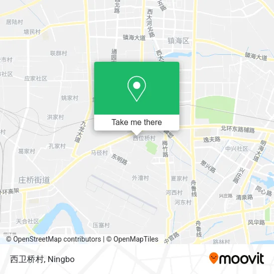 西卫桥村 map