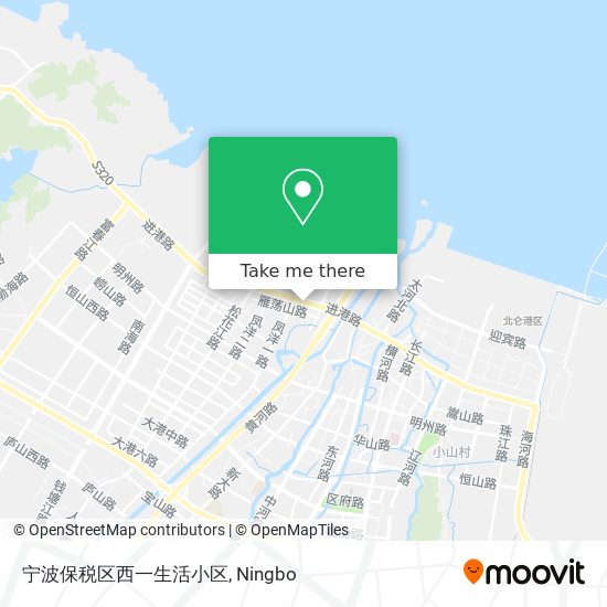 宁波保税区西一生活小区 map