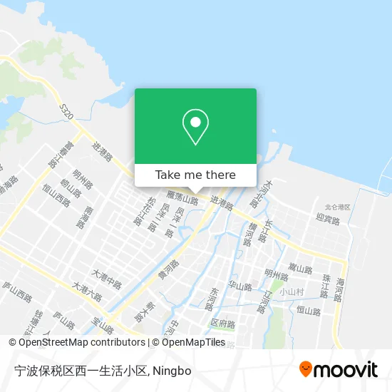 宁波保税区西一生活小区 map