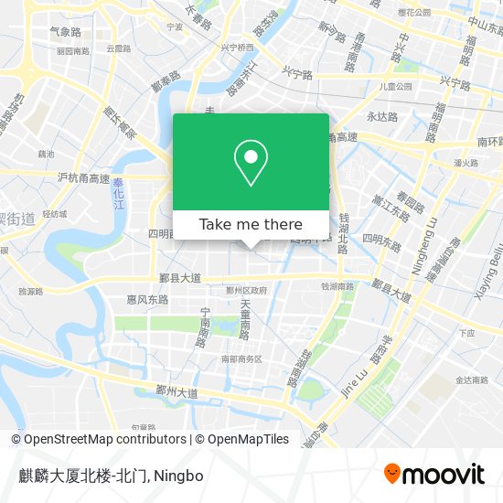 麒麟大厦北楼-北门 map