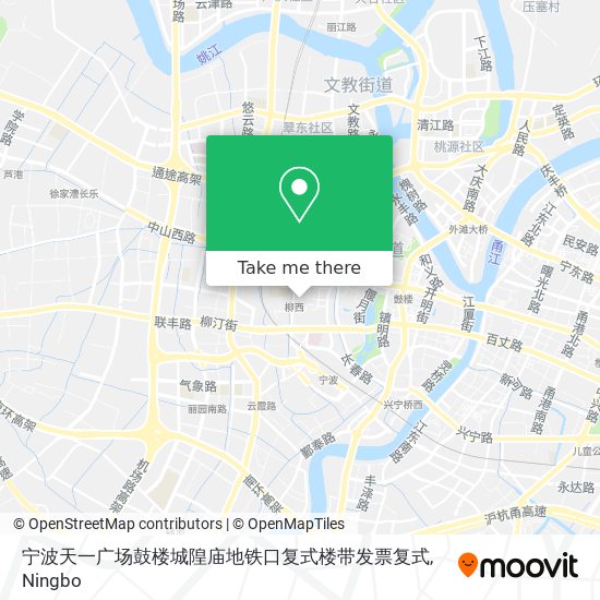 宁波天一广场鼓楼城隍庙地铁口复式楼带发票复式 map