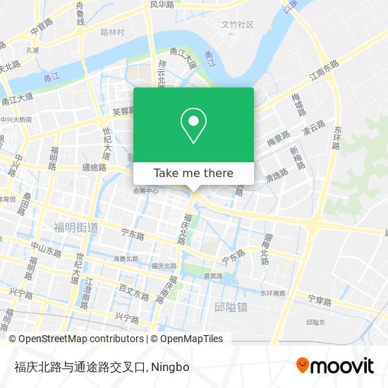 福庆北路与通途路交叉口 map
