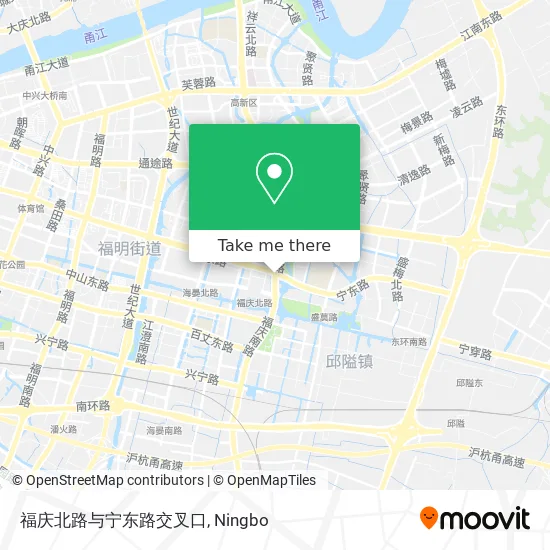 福庆北路与宁东路交叉口 map