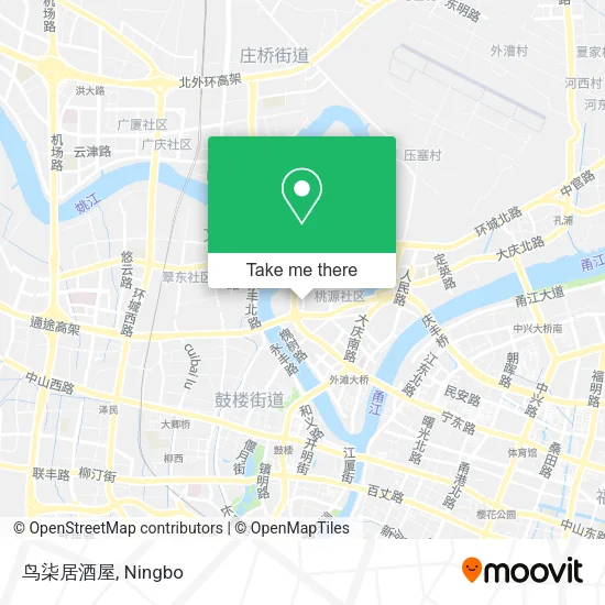 鸟柒居酒屋 map