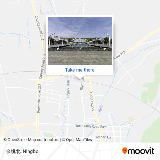 余姚北 map