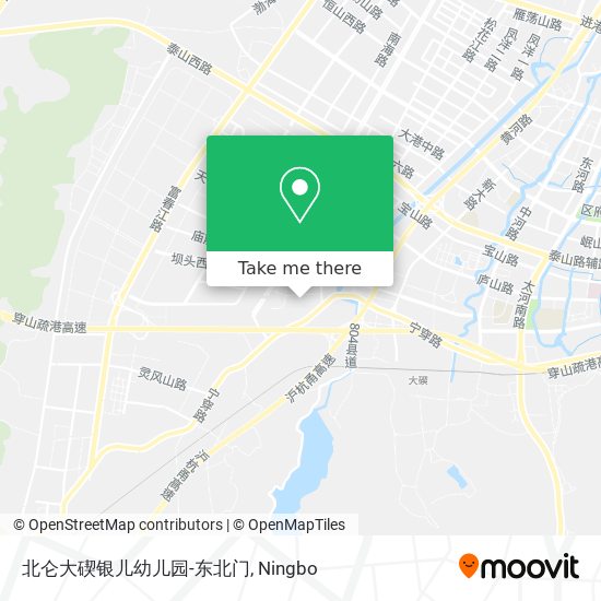 北仑大碶银儿幼儿园-东北门 map