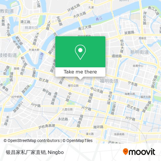 银昌家私厂家直销 map