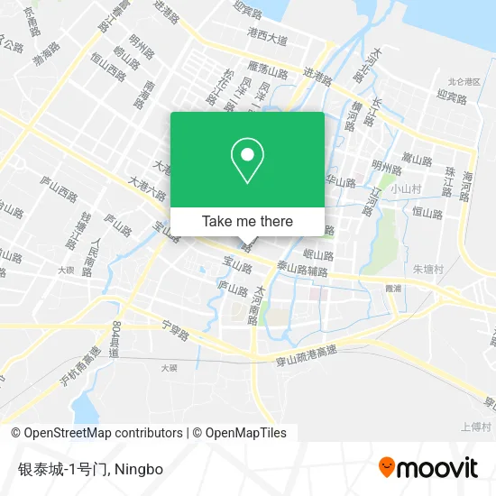 银泰城-1号门 map