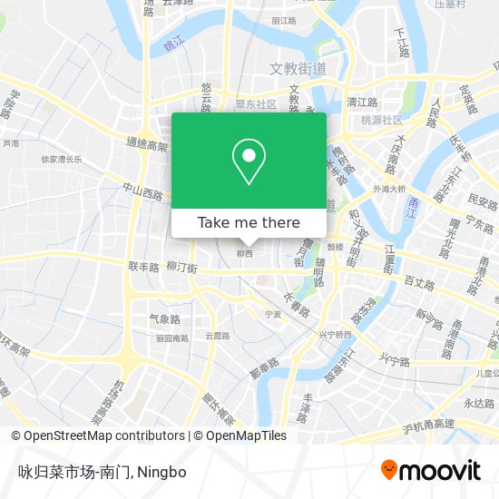 咏归菜市场-南门 map