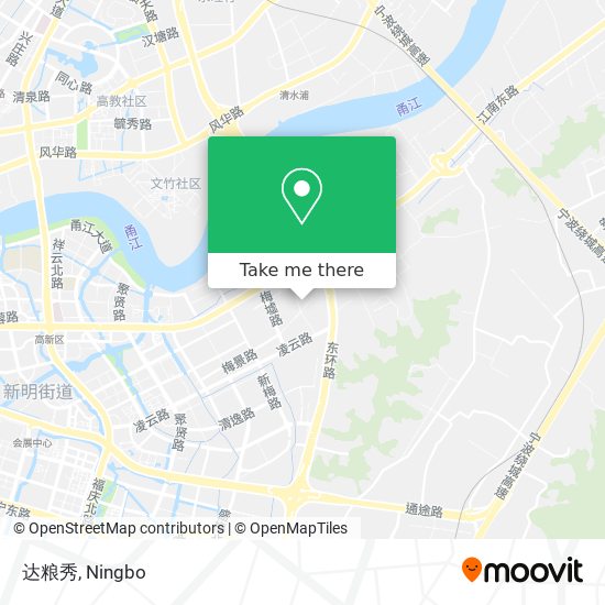 达粮秀 map