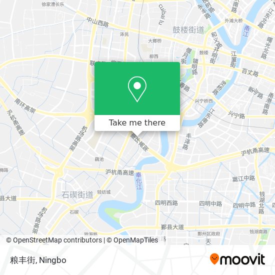 粮丰街 map