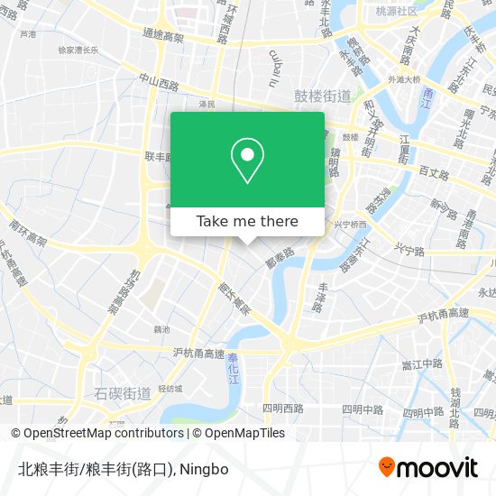 北粮丰街/粮丰街(路口) map