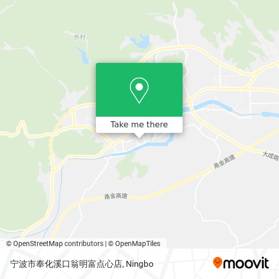 宁波市奉化溪口翁明富点心店 map