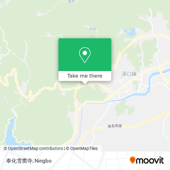 奉化雪窦寺 map
