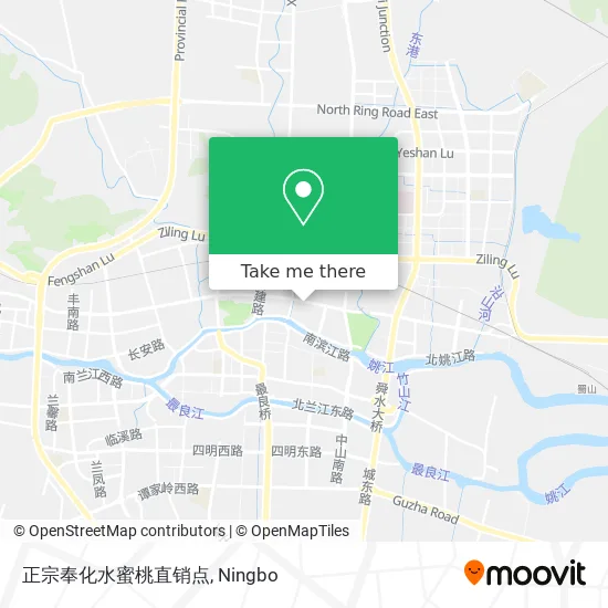 正宗奉化水蜜桃直销点 map