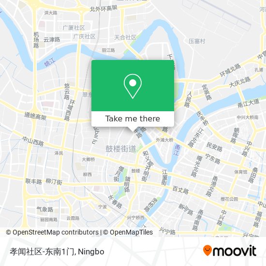 孝闻社区-东南1门 map
