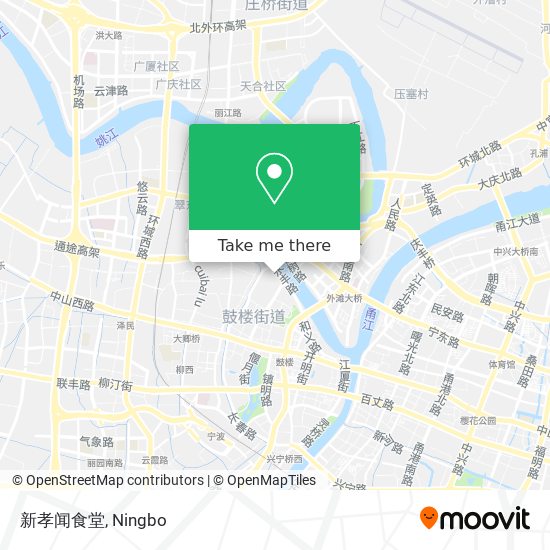 新孝闻食堂 map
