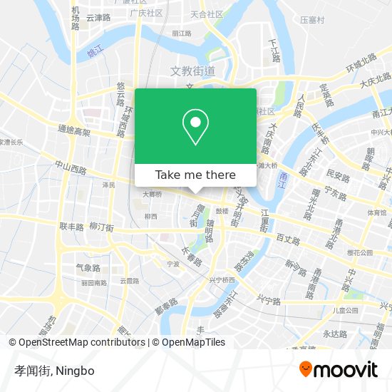 孝闻街 map