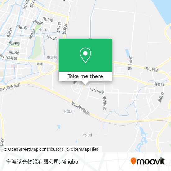 宁波曙光物流有限公司 map