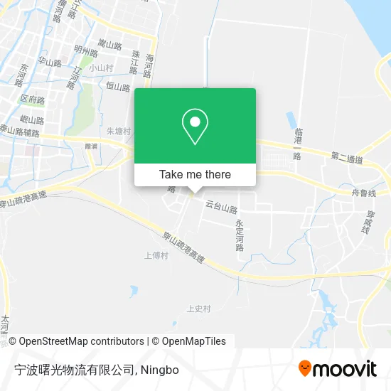 宁波曙光物流有限公司 map