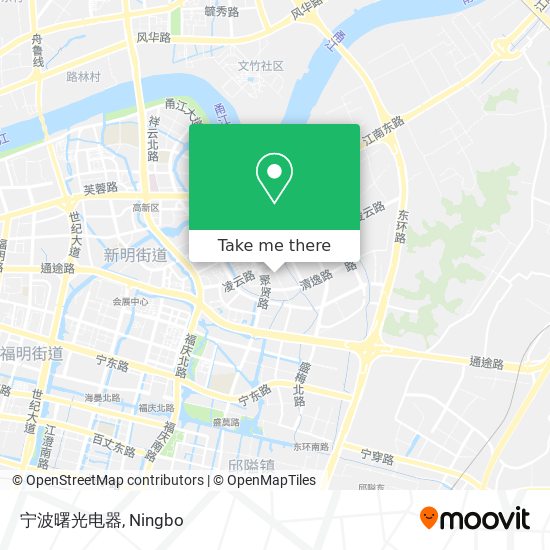 宁波曙光电器 map