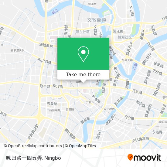 咏归路一四五弄 map