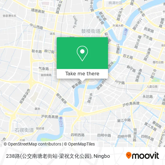 238路(公交南塘老街站-梁祝文化公园) map