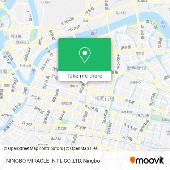 NINGBO MIRACLE INT'L CO.,LTD map