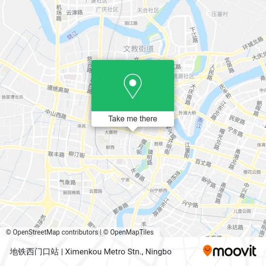 地铁西门口站 | Ximenkou Metro Stn. map