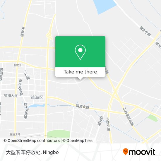 大型客车停放处 map