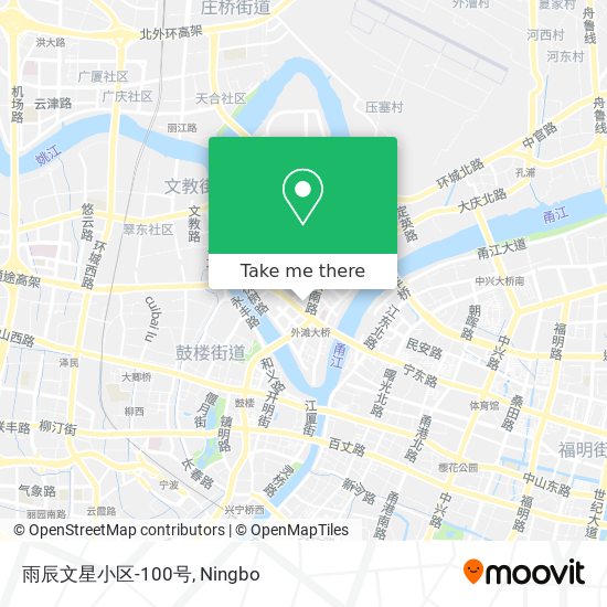 雨辰文星小区-100号 map