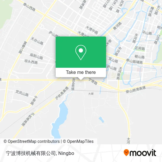 宁波博技机械有限公司 map